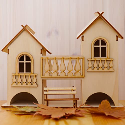 Vicenpal 24 Pcs 1/8 Inch Balsa Wood Sheets for Crafts 3 mm Thick Craft Wood Unfinished Plywood Thin Wood Sheets for Drawing Painting Engraving Laser Vicenpal