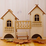 Vicenpal 24 Pcs 1/8 Inch Balsa Wood Sheets for Crafts 3 mm Thick Craft Wood Unfinished Plywood Thin Wood Sheets for Drawing Painting Engraving Laser Vicenpal