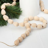 DIY Wooden Egg Shaped Bead Garland Kit by Factory Direct Craft Make Your Own Beaded Garland for Christmas and Easter Decorating - 9 Feet Long Factory Direct Craft