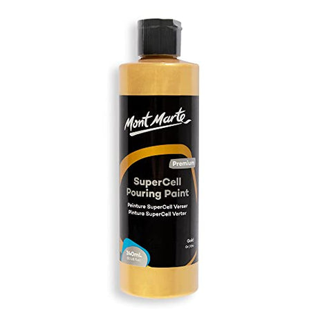 MONT MARTE SuperCell Pouring Paint 240ml - Gold MONT MARTE
