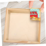 Unomor 8 Pcs Toys Puzzle Wooden Trays Unfinished Wood Serving Unfinished Wood Tray Unfinished Wooden Tray Toy Holder Wood Serving Tray Sundries Unomor