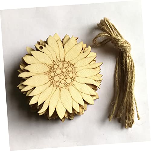 TOPPERFUN 10pcs Log Slices Wood Ornaments Wood Cutouts to Paint Wood DIY Crafts Wood Cutout Shapes Unfinished Wood Slice Wood Cutouts for Crafts TOPPERFUN