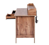 OneSpace Eleanor Executive Desk, Classic Oak OneSpace