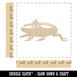 Grasshopper Insect Solid Unfinished Wood Shape Piece Cutout for DIY Craft Projects - 1/4 Inch Thick - 6.25 Inch Size Sniggle Sloth