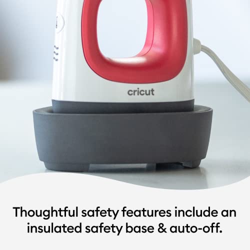 Cricut EasyPress Mini Heat Press for Pressing Small Objects like Shoes, Stuffed Animals, Hats & More, 3 Heat Settings & Precision Tip, Ceramic-Coated Cricut