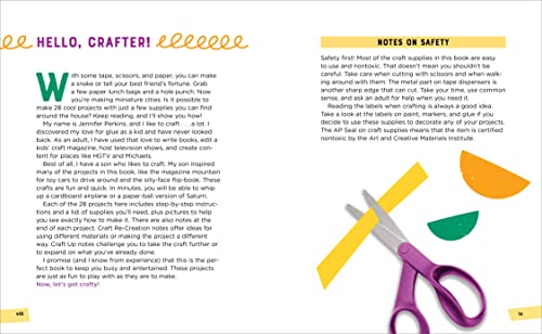 Paper and Tape Crafts: 28 Inventive Activities for Kids Ages 8-12 WoodArtSupply