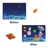 Skillmatics Art & Craft Activity - Foil Fun Space, No Mess Art for Kids, Craft Kits & Supplies, DIY Creative Activity, Gifts for Boys & Girls Ages 4, Skillmatics