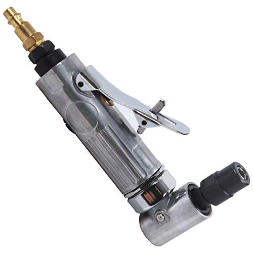 YELWAY 1/4" Angle Air Die Grinder, 20000 RPM, 90 Degree Angled Air Die Grinder, Edge Series Air Angle Die Grinder with 1/4-inch, Mini Air Angle Die YELWAY