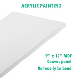 Falling in Art Easel Box Acrylic Paint Set with Portable Table Display Stand, Acrylic Paint, Canvas Panels, Brushes, Palette for Christimas Gift Falling in Art