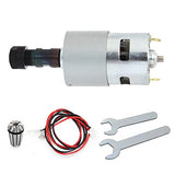 RATTMMOTOR DC Motor CNC 775 Spindle Motor 100W 12-24VDC 20000RMP + ER11 Collet for DIY Mini CNC Router 3018 3018Pro 3018Pro-Max 3018Pro-N 1610 RATTMMOTOR