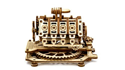 WOODEN.CITY Wood Engine Model Kit 3D Puzzle - 3D Wooden Puzzle Model Engine Kit for Adults - V8 Engine Model Kit That Works 3D Wooden Puzzles for - WoodArtSupply