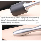 DIUDUS Leather Hammer Leather Mallet Craft Leather Carving Hammer Leather Maul for Stamping Tool Black Nylon Head Leather Mallet for Leather Work DIUDUS
