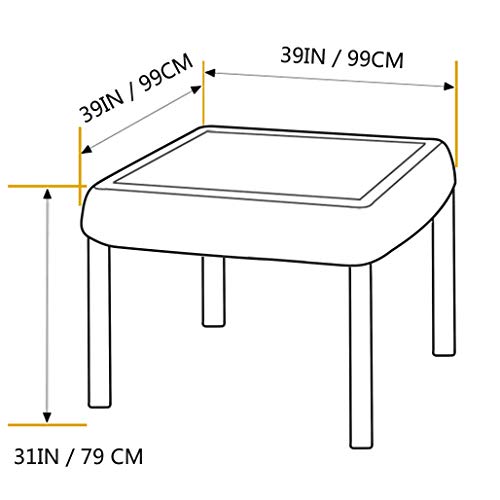 USA MJ Table 44mm Tiles Automatic Mahjong 4 Legs Dining Game Table, Chinese Style, Comes 2 Sets of Magnetic Tiles & One Year Warranty (Not for 152 WPYST