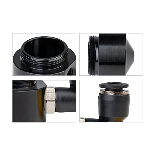 Cloudray Air Nozzle N02 for Dia.20 FL38.1 CO2 Lens with Fitting for Laser Head CO2 Engraver(Short Nozzle B) Cloudray