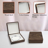 WisePoint Bracelet Boxes, Wood Bracelet Holder Bracelet Gift Box, Square Bracelet Display Case Jewelry Gift Boxes for Bracelets, Vintage Jewelry WisePoint