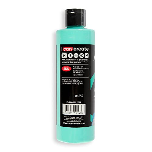 MONT MARTE SuperCell Pouring Paint 240ml - Turquoise - WoodArtSupply