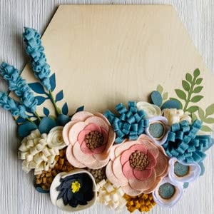 Unfinished Wood Hexagon Shape - Craft - up to 24" DIY 24" / 1/2" 24 Hour Crafts