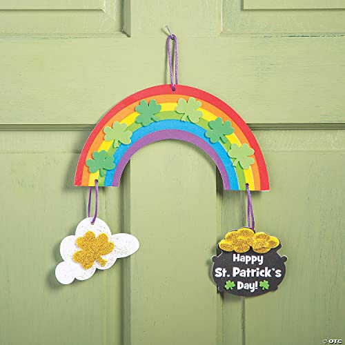 Fun Express St Patrick's Day Mobile Craft Kit - Makes 12 - DIY Crafts for Kids Fun Express