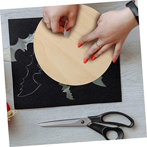 Operitacx 12 Pcs Painting Board Wooden Coins Unfinished Wooden Circles Unfinished Wood Round Wood Rounds for Crafts Unfinished Wooden Slices Blank Cd Operitacx