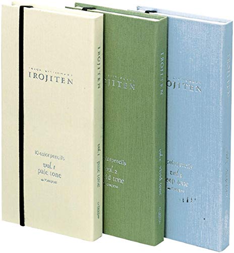 Tombow 3-Pack Irojiten Color Dictionary Wooden Pencil Bundle Set , Series 1 ( CI-RTA-30C ) & 2 ( CI-RTB-30C ) & 3 ( CI-RTC-30C ) 30 Colors x 3 ( Tombow