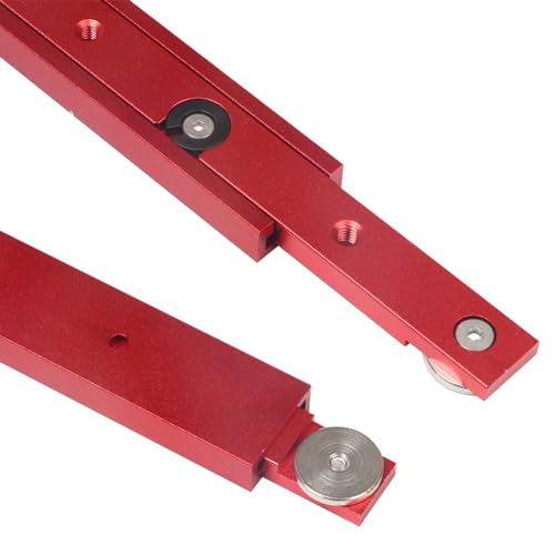 KETIPED Aluminium Alloy 450mm Miter Bar Clamping Tool Slider Table Saw Gauge Rod T-Slot Track Bar Rail for Router Tables and KETIPED