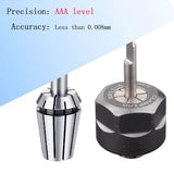 𝐋𝐮𝐨 𝐤𝐞 ER11 Spring Collet Nut Set - AAA Level High Precision ER11-1/4 Inch Collet Chuck for CNC Engraving Mechine/Lathe Milling Tool Luo ke