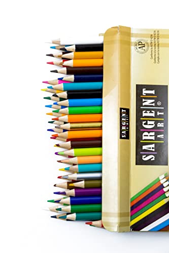 Sargent Art 09338000912 Pencils, 50 Count (Pack of 1), Multicolor - WoodArtSupply