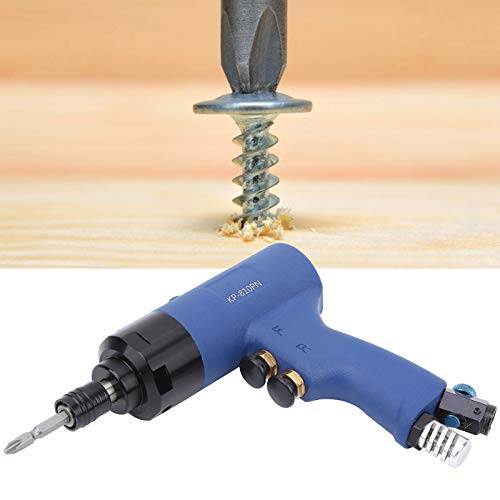 Pneumatic Air Screwdriver Impact Tapping Gun with Seesaw CW and CCW Switch and Double Hammer Strike Structure(Japanese air nozzle) - WoodArtSupply