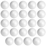 Juvale 24 Pack 3 Inch Foam Balls for Crafts, Smooth Polystyrene Spheres for DIY Decorations, Classroom Projects Juvale