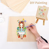 24 Pack Basswood Sheets, 12 x 12 x 1/8 inch Plywood, 3 mm Thin Unfinished Wood Board for Crafts, Laser Cutting & Engraving, Wood Burning, CNC YSangift