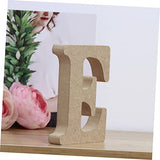 VOSAREA Unfinished Wall Rustic Digital Sign Wooden Block Word Signs Decked Wooden Words Sign Wooden Words Wall Decor Alphabet Chart Decore The Sign VOSAREA