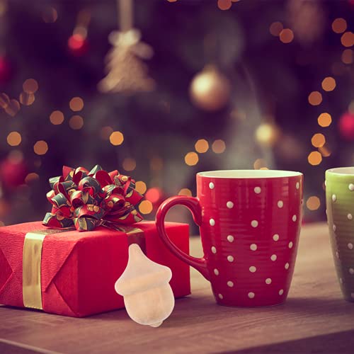 BESTOYARD 20Pcs Unfinished Wooden Peg Dolls Acorn Wood Craft Farmhouse Wooden Cut Out for Thanksgiving Fall Autumn Living Room Nursery Decor BESTOYARD