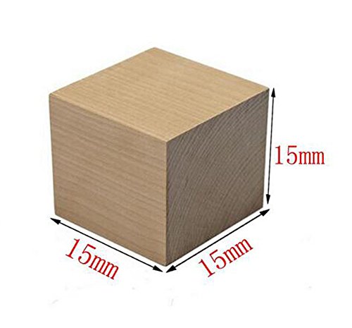 50PCS Blank Wooden Cubes Square Unfinished Wooden Blocks for Crafts and Carving Plain Blank Natural Wood Blocks Puzzle Making Crafts and DIY Projects