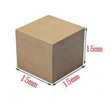 50PCS Blank Wooden Cubes Square Unfinished Wooden Blocks for Crafts and Carving Plain Blank Natural Wood Blocks Puzzle Making Crafts and DIY Projects Suoirblss