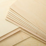 16 Pack 12 x 12 inch Basswood Sheets Thin Wood Panel 2 mm Unfinished Wood Boards Square Plywood Sheets for Painting, DIY Project, Mini House Acrux7