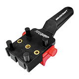 Milescraft 1332 Joint Mate - New, Improved Handheld Dowel Jig for Corner, Edge, and Surface Joints, 3 Metal Bushing Sizes (1/4", 5/16", 3/8") and Milescraft