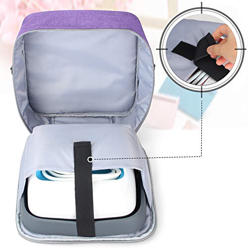 LUXJA Carrying Case Compatible with Cricut Easy Press (9 inches x 9 inches), Tote Bag Compatible with Cricut Easy Press and Supplies (Bag Only, LUXJA