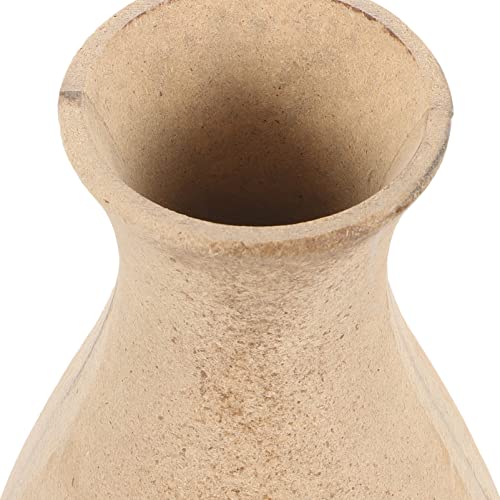 COHEALI Unfinished Wood Vase 2pcs Unfinished Vase Wooden Flower Vase Handmade Blank Floral Vase Paint Your Own Natural Flower Container DIY Painting COHEALI