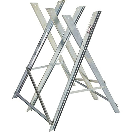 Ironton Adjustable Steel Sawhorse - 330-Lb. Capacity Ironton