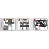 Keter Portable Folding Work Table Tool Storage Stand Workbench with 12 Inch Wood Clamps for Saws, Home Improvement, and Construction Keter