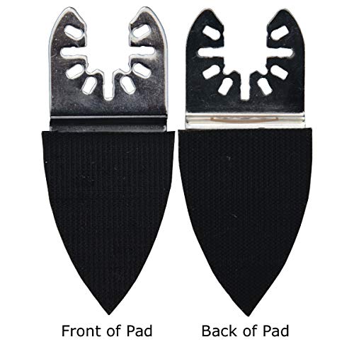 XXGO 155 Pcs Finger Oscillating Multi Tool Sanding Pads Accessories Kits Include 150 Pcs Multitool Finger Sanding Paper and 5 Pcs Multi Tool Finger XXGO