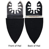 XXGO 155 Pcs Finger Oscillating Multi Tool Sanding Pads Accessories Kits Include 150 Pcs Multitool Finger Sanding Paper and 5 Pcs Multi Tool Finger XXGO