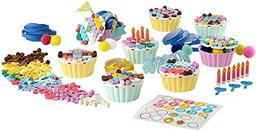 LEGO DOTS Creative Party Kit 41926 DIY Craft Decorations Kit; Makes a Perfect Play Activity for Kids, New 2021 (622 Pieces) - WoodArtSupply