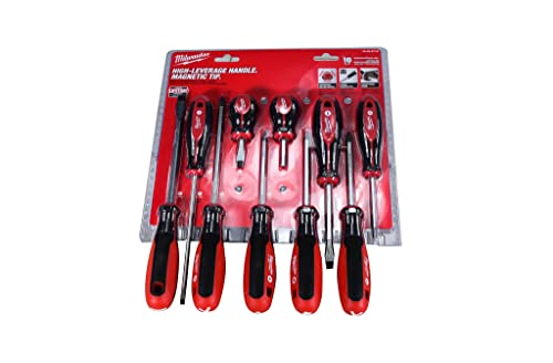 Milwaukee 48-22-2710 10 Piece Screwdriver Set Milwaukee