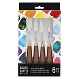 Liquitex BASICS Metal Painting Knife Set, Set of 6 Liquitex