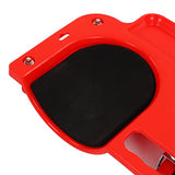 Rolling Knee Creeper/Pads Rolling Knee Dolly Sliding Knee Pads Protector With 5 Swivel Castors Repair Tool Tray for Mechanic Carpenter Flooring Acouto