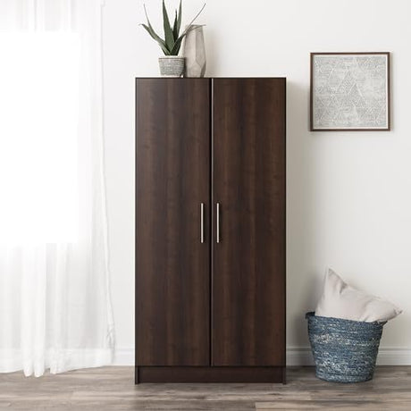 Prepac Elite 32" Espresso Storage Cabinet with Adjustable Shelves Prepac