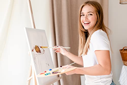 DUGATO Artist Paint Brush Set 15pcs, Acrylic Brush Set, Watercolor Brush Set for Acrylic, Watercolor, Gouache, Oil, Tempera Painting, Paint by Number DUGATO