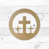 Easter Crosses in Circle, Unfinished Wood Craft, Build-A-Cross Build-A-Cross