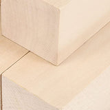 ZOENHOU 6 PCS 12 x 2 x 2 Inches Basswood for Carving, Premium Unfinished Basswood Carving Whittling Blocks, Balsa Wood Blocks for Whittling Carving ZOENHOU